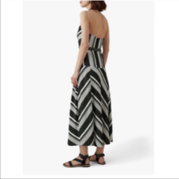 Karen millen flowy halter dress NWOT comes w/belt women size 4 - Picture 3 of 8
